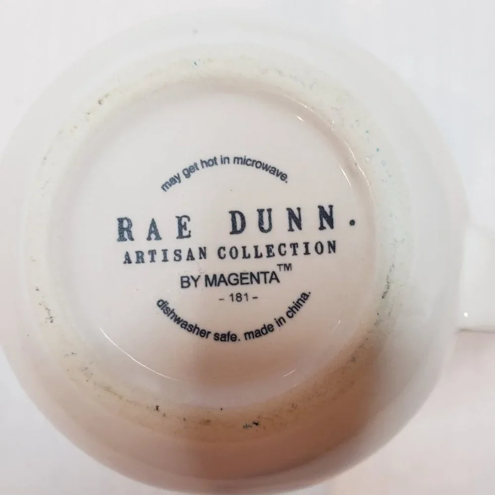 Rae Dunn Artisan Collection Creamer with handle 3.5 x  3.5